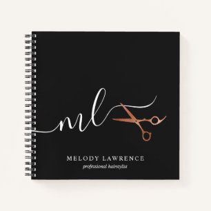 Elegant roos goudschaar notitieboek