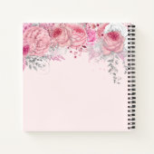 Elegant roos goudschaar notitieboek (Achterkant)