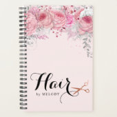 Elegant roos goudschaar planner (Voorkant)