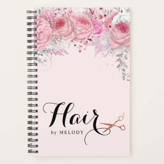 Elegant roos goudschaar planner (Voorkant)