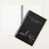 Elegant roos goudschaar planner (Display)