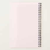 Elegant roos goudschaar planner (Achterkant)