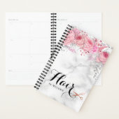 Elegant roos goudschaar planner (Display)