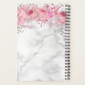 Elegant roos goudschaar planner (Achterkant)