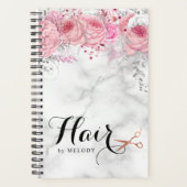 Elegant roos goudschaar planner (Voorkant)