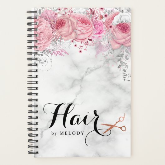 Elegant roos goudschaar planner (Voorkant)