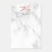 Elegant roos goudschaar post-it® notes (Voorkant)