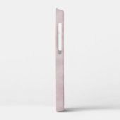 Elegant Roos Kleurenperkament met naam Case-Mate iPhone Case (Achterkant / Links)