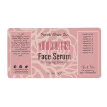 Elegant Roos Koraal Roze Gezicht Haarolie Serum La