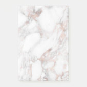 Elegant Roos Marble Background Sjabloon Moderne Post-it® Notes (Voorkant)