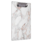 Elegant Roos Marmer Moderne Sjabloon Chique Trendy Klembord (Rechts)