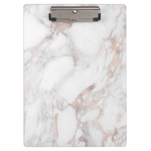 Elegant Roos Marmer Moderne Sjabloon Chique Trendy Klembord