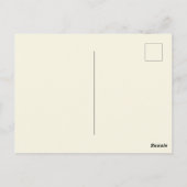 Elegant Roos met Inspirerend Quote Briefkaart (Achterkant)