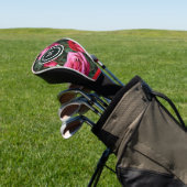 Elegant Roos Monogram Golf Head Hoesje – Custom Fl Golfheadcover (Insitu)