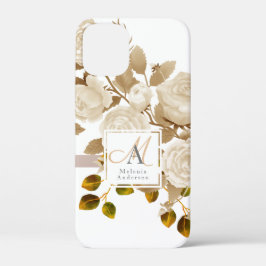 Elegant Roos Monogram Wit Case-Mate iPhone Case