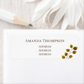 Elegant Roos Monogram Wit Etiket (Insitu)