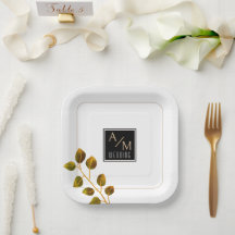 Elegant Roos Monogram Wit