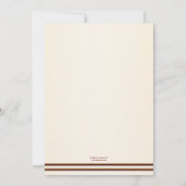 Elegant Roos Music Bridal Shower Uitnodiging (Achterkant)