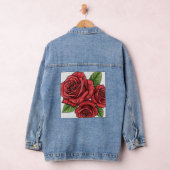 Elegant Roos ontwerp Denim Jacket (Hangar)