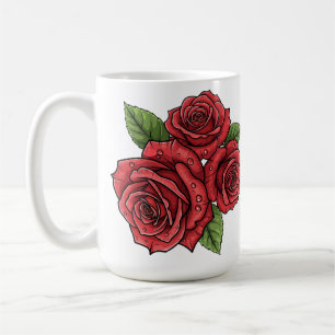Elegant Roos ontwerp Koffiemok