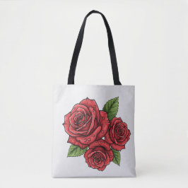 Elegant Roos ontwerp Tote Bag