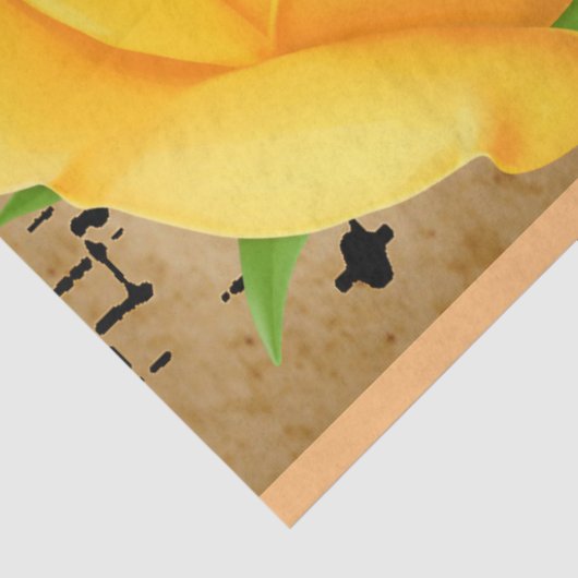 Elegant Roos  papier voor flessenpapier (Detail)