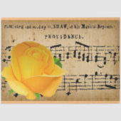 Elegant Roos  papier voor flessenpapier (Voorkant)