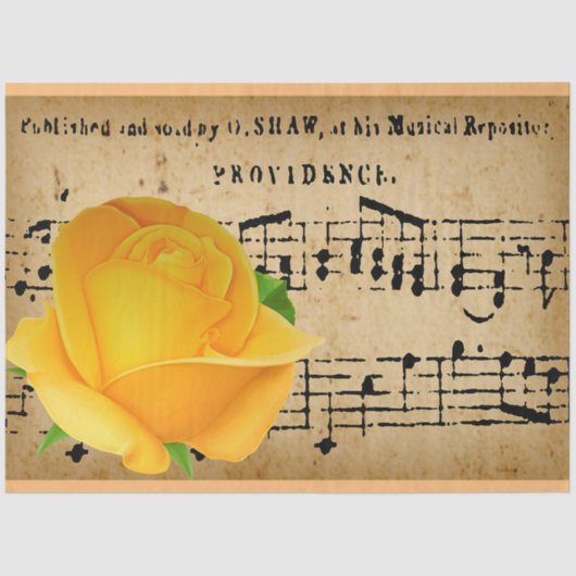 Elegant Roos  papier voor flessenpapier (Voorkant)