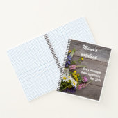 Elegant roos patroon notitieboek gepersonaliseerde (Binnen)