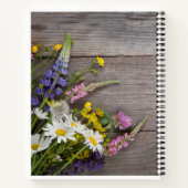 Elegant roos patroon notitieboek gepersonaliseerde (Achterkant)