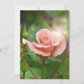 Elegant Roos Relax Garden Retirement Party Kaart (Achterkant)