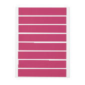 Elegant Roos rode wikkel rond adreslabel (Vel)