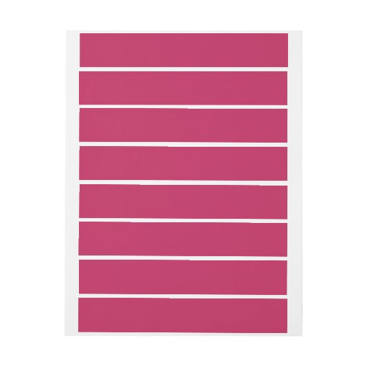 Elegant Roos rode wikkel rond adreslabel (Vel)