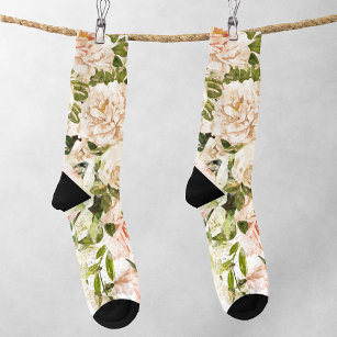 Elegant Roos Romance Bloemen Vrouwelijk MUM Sokken