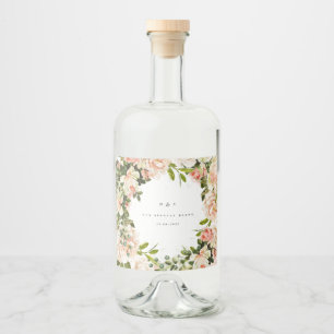 Elegant Roos Romance Wedding Likeurfles Etiket