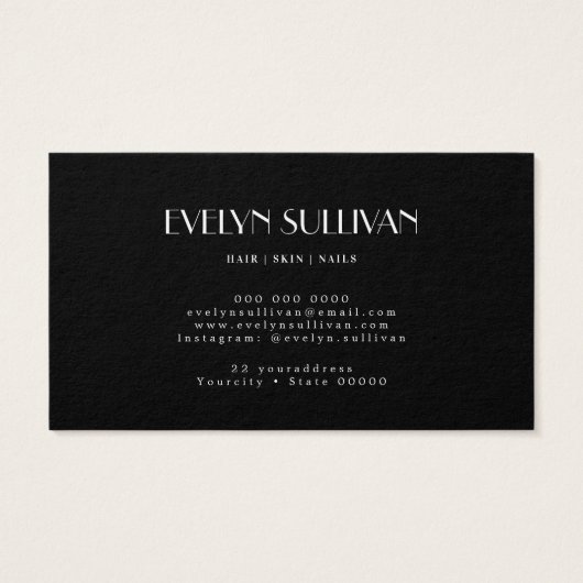 Elegant roos roze afspeelkaart visitekaartje (Achterkant)