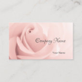 Elegant Roos Roze ventilator Visitekaartjes (Voorkant)
