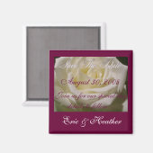 Elegant Roos "Save the Date" Magneet (Voorkant / Achterkant)