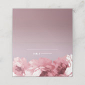 Elegant Roos Schilderij Tafel Plaats Kaarten Plaatskaartje (Buitenkant ongevouwen)