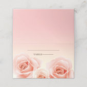 Elegant Roos Schilderij Tafel Plaats Kaarten Plaatskaartje (Buitenkant ongevouwen)