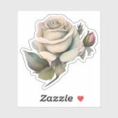 Elegant Roos Sticker (Vel)