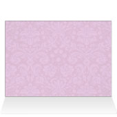Elegant Roos Swirls Ribbon Damask Dank u kaart (Binnen Horizontaal (Boven))