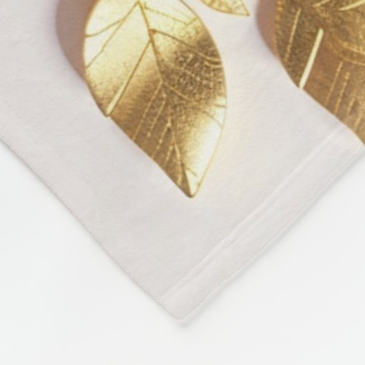 Elegant Roos Symbol Design Tijdloze Bloemenkunst Fleece Deken (Hoek)