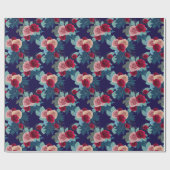 Elegant Roos — Verpakkingspapier Cadeaupapier (Vlak)