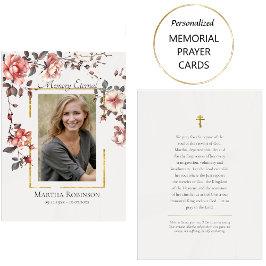 Elegant Roos Vines Memorial Orthodox Prayer Kaart Plaatskaartje