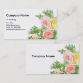 Elegant Roos Visitekaartje (Voorkant / Achterkant)