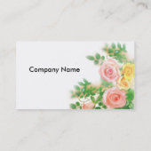 Elegant Roos Visitekaartje (Achterkant)