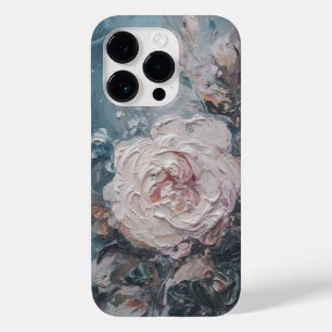 Elegant Roos voor het schilderen van vlinderbloemo Case-Mate iPhone 14 Pro Hoesje