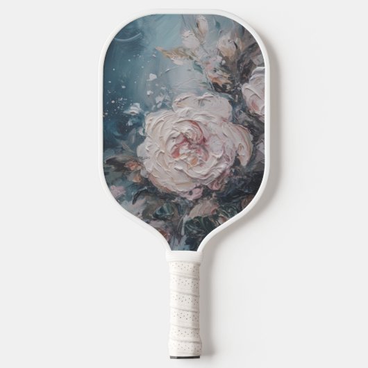 Elegant Roos voor het schilderen van vlinderbloemo Pickleball Paddle (Voorkant)