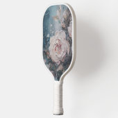 Elegant Roos voor het schilderen van vlinderbloemo Pickleball Paddle (Links)